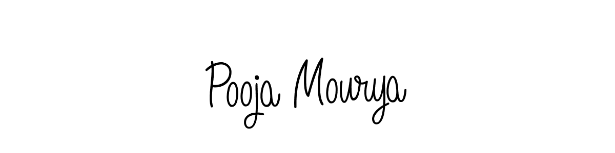 Angelique-Rose-font-FFP is a professional signature style that is perfect for those who want to add a touch of class to their signature. It is also a great choice for those who want to make their signature more unique. Get Pooja Mourya name to fancy signature for free. Pooja Mourya signature style 5 images and pictures png