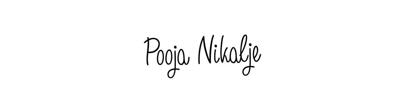 Here are the top 10 professional signature styles for the name Pooja Nikalje. These are the best autograph styles you can use for your name. Pooja Nikalje signature style 5 images and pictures png
