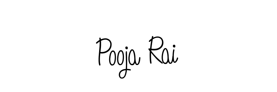 How to make Pooja Rai signature? Angelique-Rose-font-FFP is a professional autograph style. Create handwritten signature for Pooja Rai name. Pooja Rai signature style 5 images and pictures png