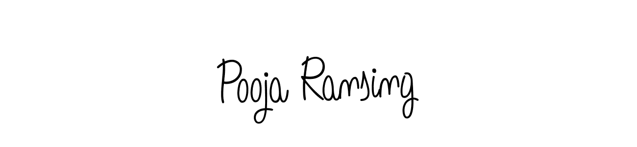 Best and Professional Signature Style for Pooja Ransing. Angelique-Rose-font-FFP Best Signature Style Collection. Pooja Ransing signature style 5 images and pictures png