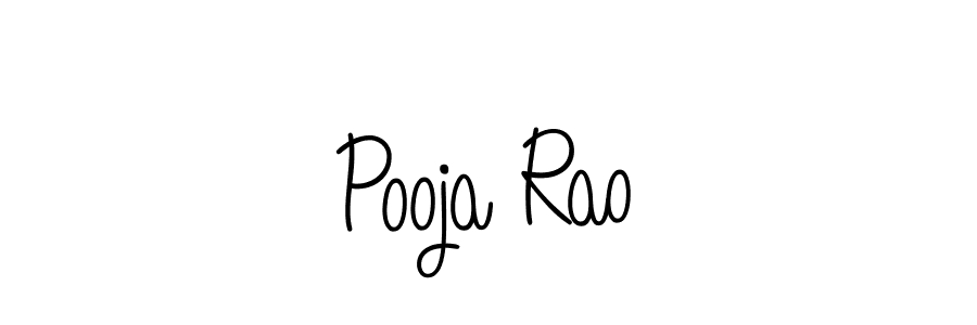 Make a beautiful signature design for name Pooja Rao. Use this online signature maker to create a handwritten signature for free. Pooja Rao signature style 5 images and pictures png