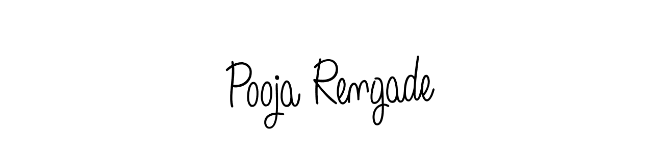 Angelique-Rose-font-FFP is a professional signature style that is perfect for those who want to add a touch of class to their signature. It is also a great choice for those who want to make their signature more unique. Get Pooja Rengade name to fancy signature for free. Pooja Rengade signature style 5 images and pictures png