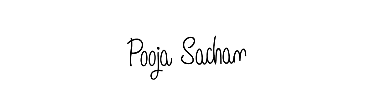 How to make Pooja Sachan signature? Angelique-Rose-font-FFP is a professional autograph style. Create handwritten signature for Pooja Sachan name. Pooja Sachan signature style 5 images and pictures png