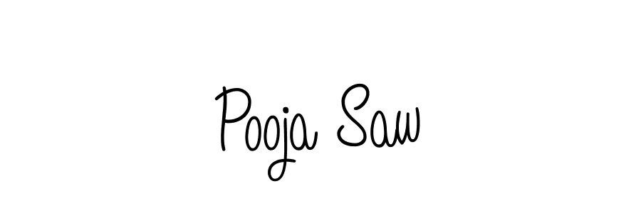 Create a beautiful signature design for name Pooja Saw. With this signature (Angelique-Rose-font-FFP) fonts, you can make a handwritten signature for free. Pooja Saw signature style 5 images and pictures png