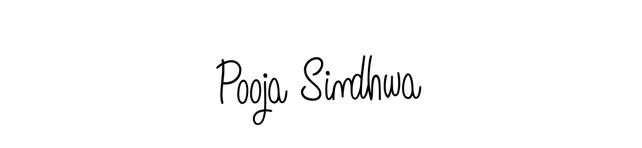 Create a beautiful signature design for name Pooja Sindhwa. With this signature (Angelique-Rose-font-FFP) fonts, you can make a handwritten signature for free. Pooja Sindhwa signature style 5 images and pictures png