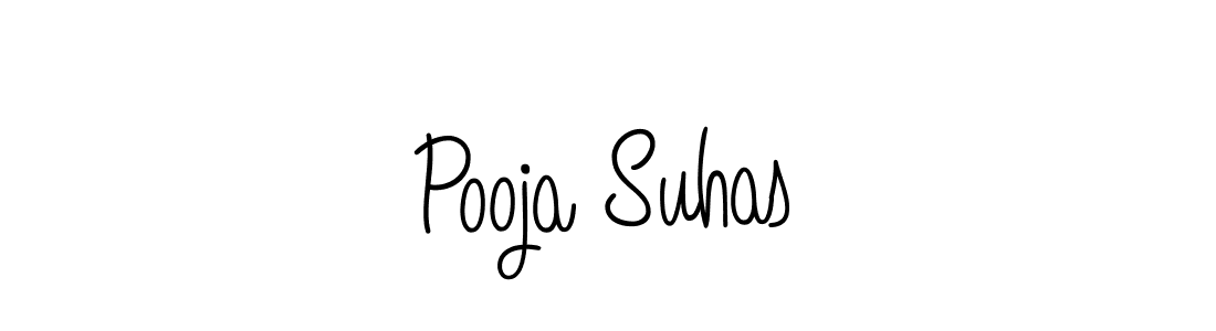Angelique-Rose-font-FFP is a professional signature style that is perfect for those who want to add a touch of class to their signature. It is also a great choice for those who want to make their signature more unique. Get Pooja Suhas name to fancy signature for free. Pooja Suhas signature style 5 images and pictures png