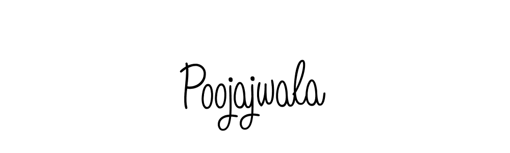 Use a signature maker to create a handwritten signature online. With this signature software, you can design (Angelique-Rose-font-FFP) your own signature for name Poojajwala. Poojajwala signature style 5 images and pictures png