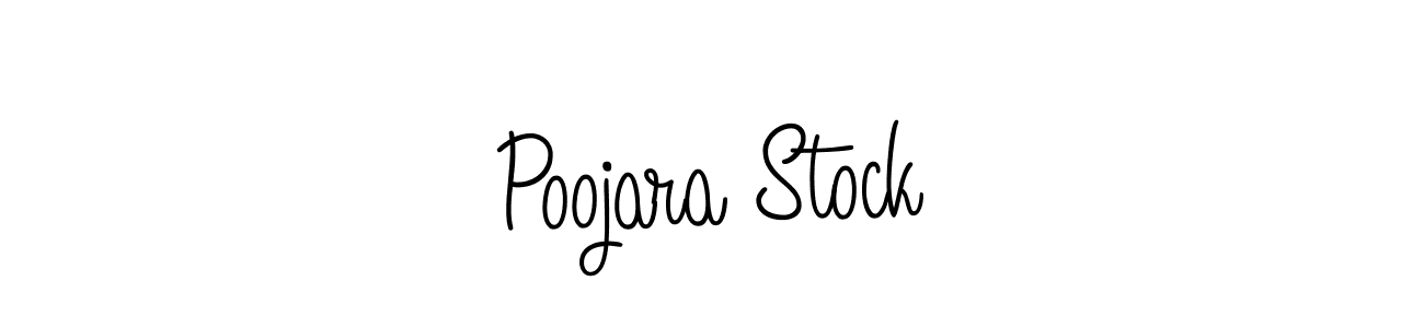 Make a beautiful signature design for name Poojara Stock. Use this online signature maker to create a handwritten signature for free. Poojara Stock signature style 5 images and pictures png