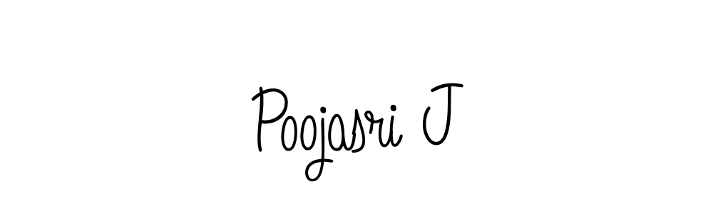 How to Draw Poojasri J signature style? Angelique-Rose-font-FFP is a latest design signature styles for name Poojasri J. Poojasri J signature style 5 images and pictures png