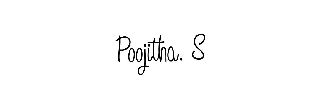Also we have Poojitha. S name is the best signature style. Create professional handwritten signature collection using Angelique-Rose-font-FFP autograph style. Poojitha. S signature style 5 images and pictures png