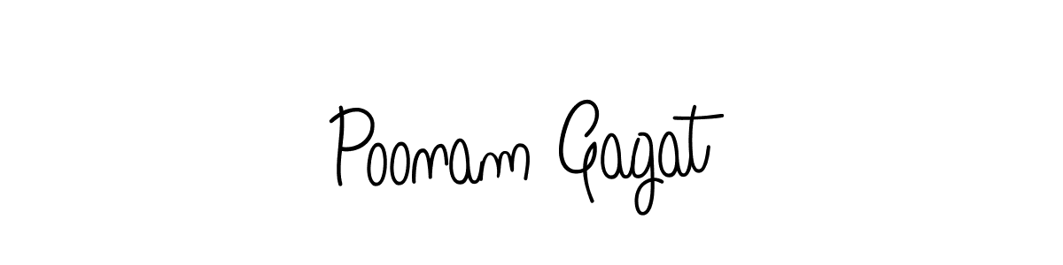 Also we have Poonam Gagat name is the best signature style. Create professional handwritten signature collection using Angelique-Rose-font-FFP autograph style. Poonam Gagat signature style 5 images and pictures png