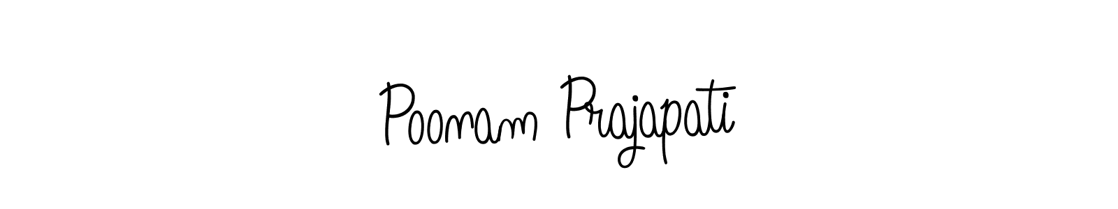 Angelique-Rose-font-FFP is a professional signature style that is perfect for those who want to add a touch of class to their signature. It is also a great choice for those who want to make their signature more unique. Get Poonam Prajapati name to fancy signature for free. Poonam Prajapati signature style 5 images and pictures png