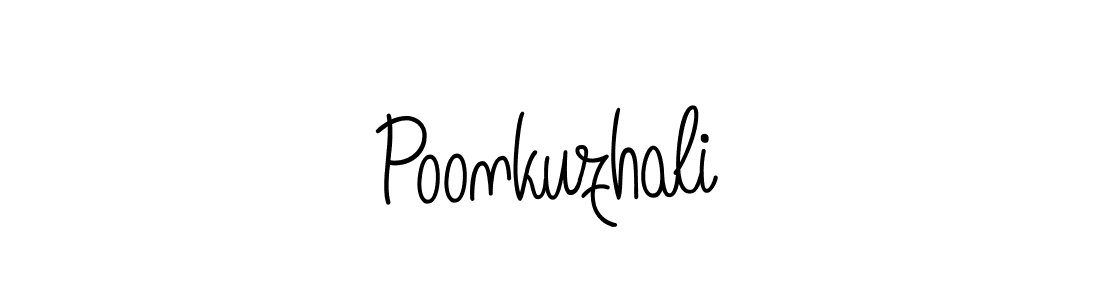 if you are searching for the best signature style for your name Poonkuzhali. so please give up your signature search. here we have designed multiple signature styles  using Angelique-Rose-font-FFP. Poonkuzhali signature style 5 images and pictures png