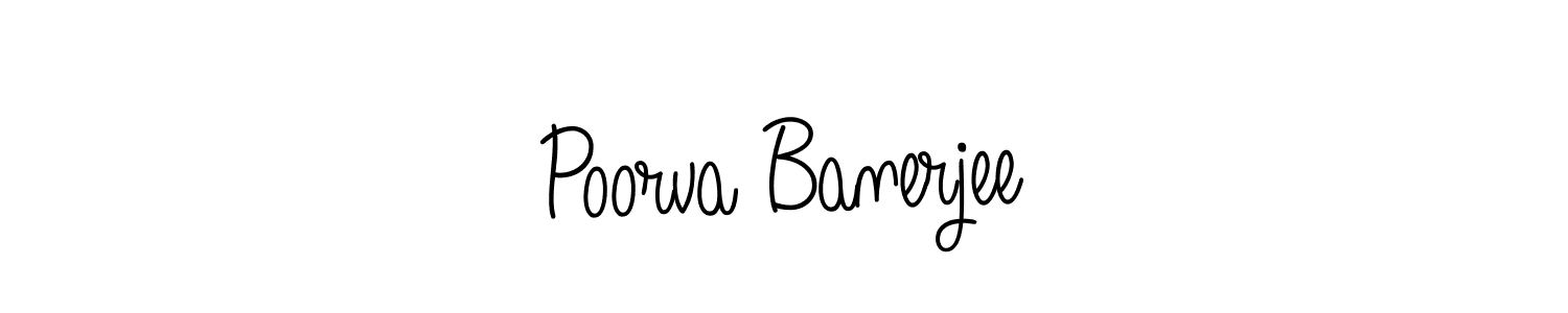 How to Draw Poorva Banerjee signature style? Angelique-Rose-font-FFP is a latest design signature styles for name Poorva Banerjee. Poorva Banerjee signature style 5 images and pictures png