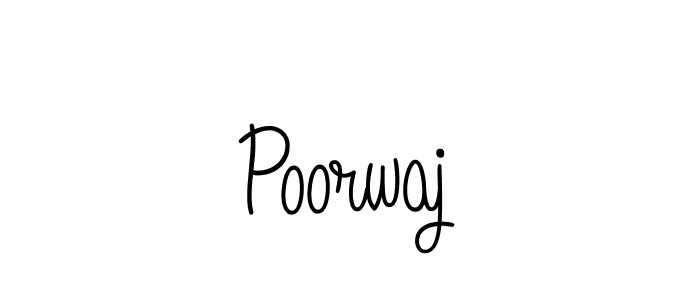 Check out images of Autograph of Poorwaj name. Actor Poorwaj Signature Style. Angelique-Rose-font-FFP is a professional sign style online. Poorwaj signature style 5 images and pictures png