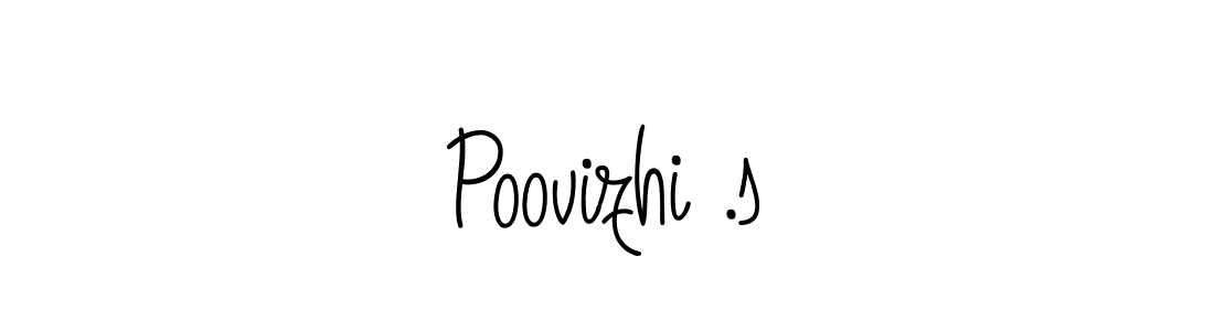 Design your own signature with our free online signature maker. With this signature software, you can create a handwritten (Angelique-Rose-font-FFP) signature for name Poovizhi .s. Poovizhi .s signature style 5 images and pictures png