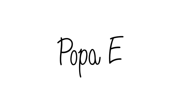 Check out images of Autograph of Popa E name. Actor Popa E Signature Style. Angelique-Rose-font-FFP is a professional sign style online. Popa E signature style 5 images and pictures png