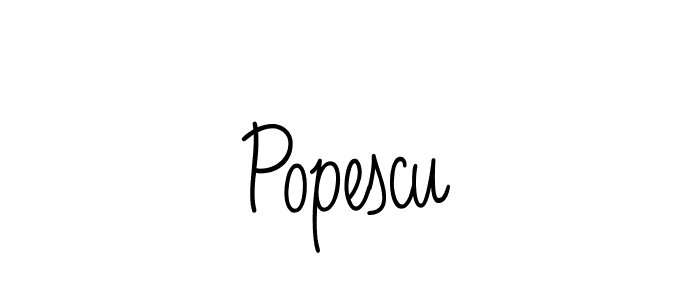 How to Draw Popescu signature style? Angelique-Rose-font-FFP is a latest design signature styles for name Popescu. Popescu signature style 5 images and pictures png