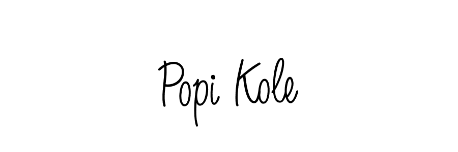 Check out images of Autograph of Popi Kole name. Actor Popi Kole Signature Style. Angelique-Rose-font-FFP is a professional sign style online. Popi Kole signature style 5 images and pictures png