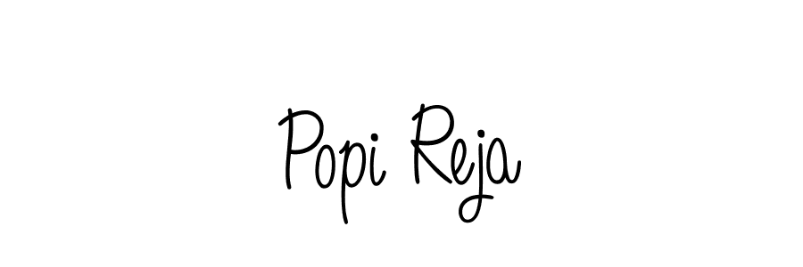 Also we have Popi Reja name is the best signature style. Create professional handwritten signature collection using Angelique-Rose-font-FFP autograph style. Popi Reja signature style 5 images and pictures png