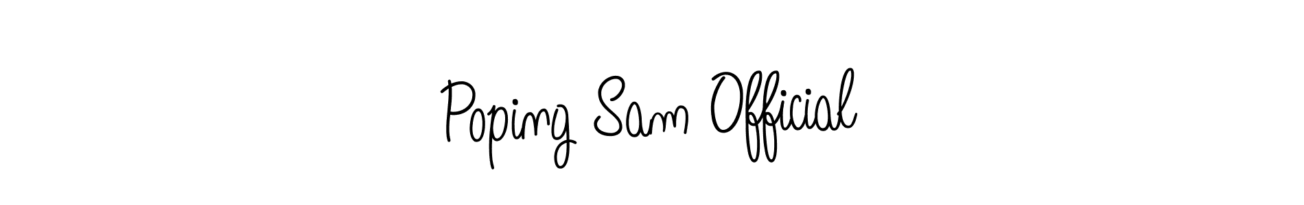 This is the best signature style for the Poping Sam Official name. Also you like these signature font (Angelique-Rose-font-FFP). Mix name signature. Poping Sam Official signature style 5 images and pictures png