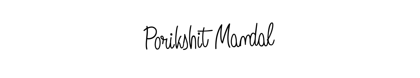 Make a beautiful signature design for name Porikshit Mandal. Use this online signature maker to create a handwritten signature for free. Porikshit Mandal signature style 5 images and pictures png