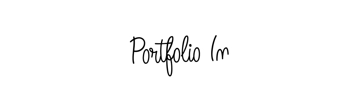 How to Draw Portfolio In signature style? Angelique-Rose-font-FFP is a latest design signature styles for name Portfolio In. Portfolio In signature style 5 images and pictures png