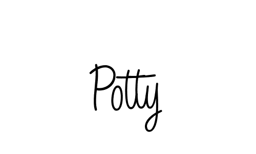 Best and Professional Signature Style for Potty. Angelique-Rose-font-FFP Best Signature Style Collection. Potty signature style 5 images and pictures png