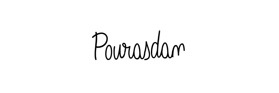 How to make Pourasdan signature? Angelique-Rose-font-FFP is a professional autograph style. Create handwritten signature for Pourasdan name. Pourasdan signature style 5 images and pictures png