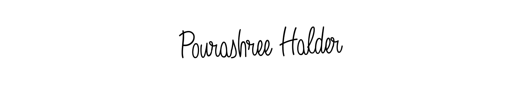 Pourashree Halder stylish signature style. Best Handwritten Sign (Angelique-Rose-font-FFP) for my name. Handwritten Signature Collection Ideas for my name Pourashree Halder. Pourashree Halder signature style 5 images and pictures png