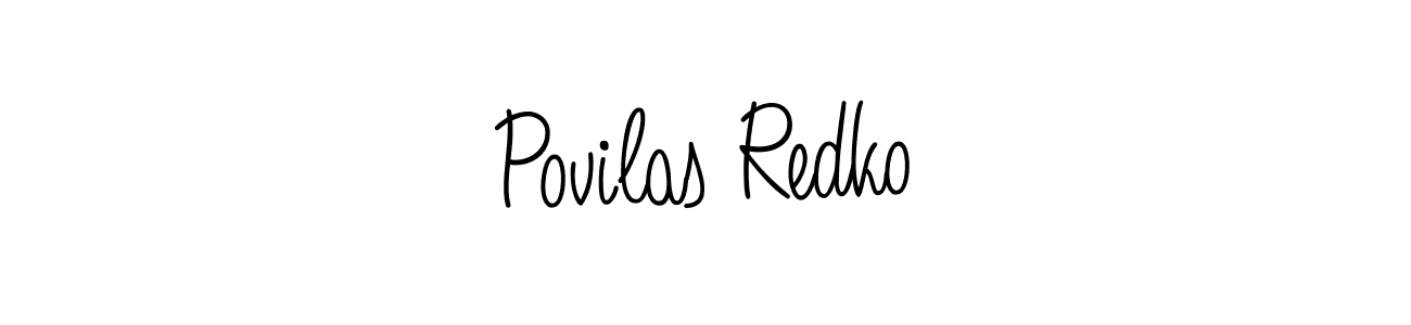 How to make Povilas Redko name signature. Use Angelique-Rose-font-FFP style for creating short signs online. This is the latest handwritten sign. Povilas Redko signature style 5 images and pictures png