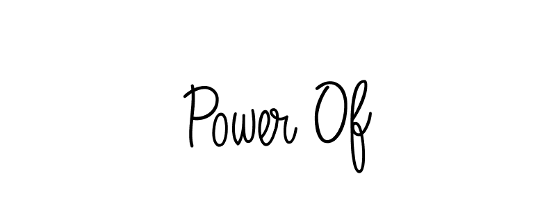 Design your own signature with our free online signature maker. With this signature software, you can create a handwritten (Angelique-Rose-font-FFP) signature for name Power Of. Power Of signature style 5 images and pictures png