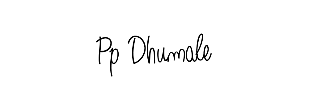 Make a beautiful signature design for name Pp Dhumale. With this signature (Angelique-Rose-font-FFP) style, you can create a handwritten signature for free. Pp Dhumale signature style 5 images and pictures png