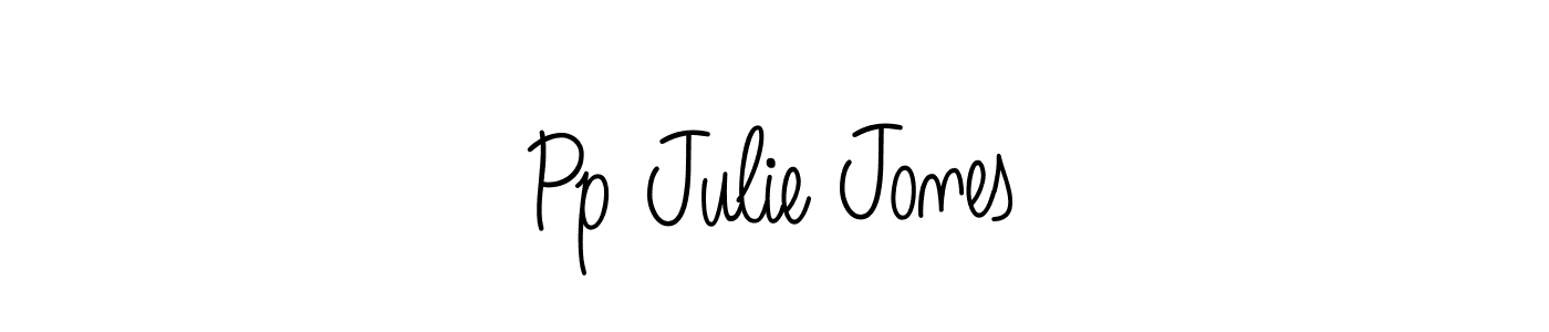 Design your own signature with our free online signature maker. With this signature software, you can create a handwritten (Angelique-Rose-font-FFP) signature for name Pp Julie Jones. Pp Julie Jones signature style 5 images and pictures png