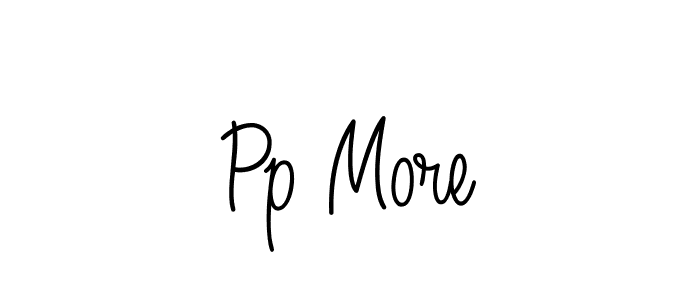 How to Draw Pp More signature style? Angelique-Rose-font-FFP is a latest design signature styles for name Pp More. Pp More signature style 5 images and pictures png