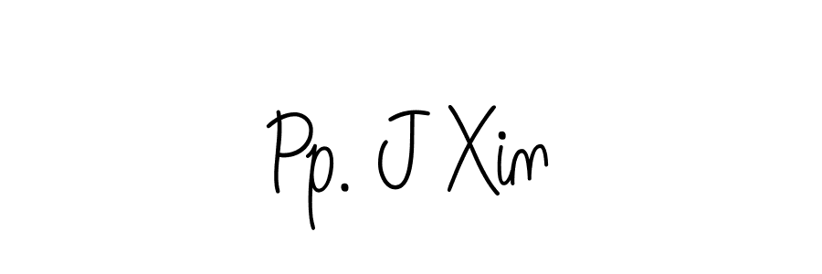 Design your own signature with our free online signature maker. With this signature software, you can create a handwritten (Angelique-Rose-font-FFP) signature for name Pp. J Xin. Pp. J Xin signature style 5 images and pictures png