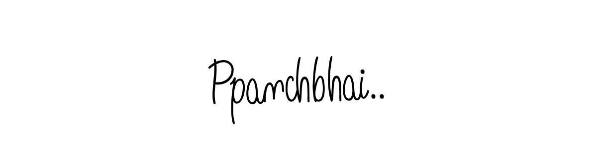 if you are searching for the best signature style for your name Ppanchbhai... so please give up your signature search. here we have designed multiple signature styles  using Angelique-Rose-font-FFP. Ppanchbhai.. signature style 5 images and pictures png