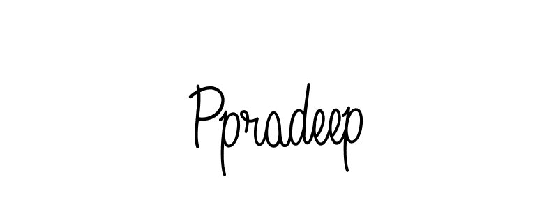 Create a beautiful signature design for name Ppradeep. With this signature (Angelique-Rose-font-FFP) fonts, you can make a handwritten signature for free. Ppradeep signature style 5 images and pictures png