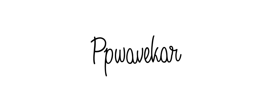 You should practise on your own different ways (Angelique-Rose-font-FFP) to write your name (Ppwavekar) in signature. don't let someone else do it for you. Ppwavekar signature style 5 images and pictures png