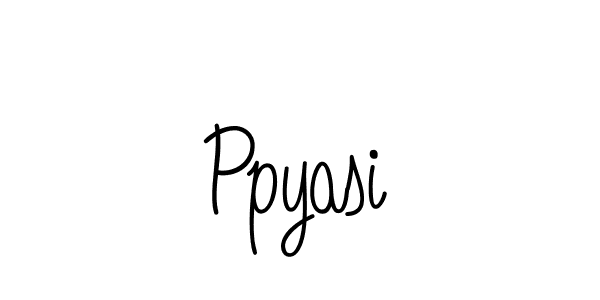 if you are searching for the best signature style for your name Ppyasi. so please give up your signature search. here we have designed multiple signature styles  using Angelique-Rose-font-FFP. Ppyasi signature style 5 images and pictures png