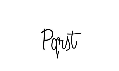 Pqrst stylish signature style. Best Handwritten Sign (Angelique-Rose-font-FFP) for my name. Handwritten Signature Collection Ideas for my name Pqrst. Pqrst signature style 5 images and pictures png