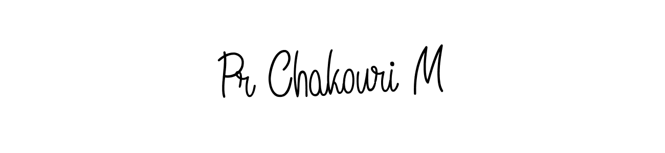 How to Draw Pr Chakouri M signature style? Angelique-Rose-font-FFP is a latest design signature styles for name Pr Chakouri M. Pr Chakouri M signature style 5 images and pictures png