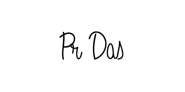 Design your own signature with our free online signature maker. With this signature software, you can create a handwritten (Angelique-Rose-font-FFP) signature for name Pr Das. Pr Das signature style 5 images and pictures png