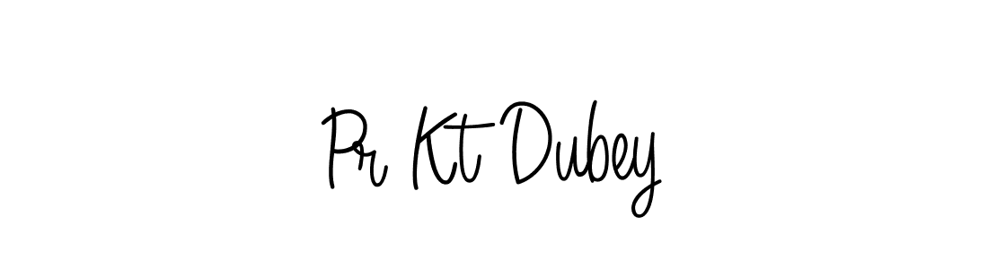 How to make Pr Kt Dubey name signature. Use Angelique-Rose-font-FFP style for creating short signs online. This is the latest handwritten sign. Pr Kt Dubey signature style 5 images and pictures png