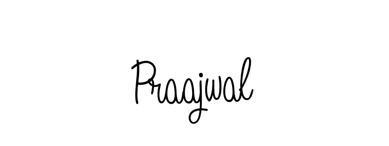 Make a beautiful signature design for name Praajwal. With this signature (Angelique-Rose-font-FFP) style, you can create a handwritten signature for free. Praajwal signature style 5 images and pictures png