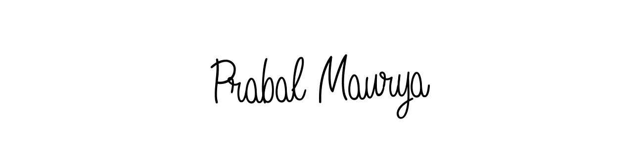 How to Draw Prabal Maurya signature style? Angelique-Rose-font-FFP is a latest design signature styles for name Prabal Maurya. Prabal Maurya signature style 5 images and pictures png