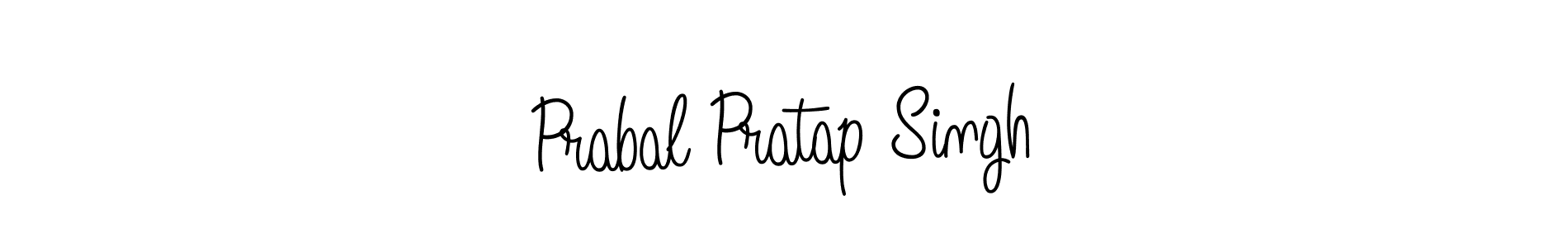 How to make Prabal Pratap Singh name signature. Use Angelique-Rose-font-FFP style for creating short signs online. This is the latest handwritten sign. Prabal Pratap Singh signature style 5 images and pictures png