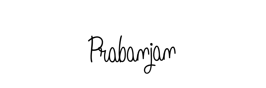 How to Draw Prabanjan signature style? Angelique-Rose-font-FFP is a latest design signature styles for name Prabanjan. Prabanjan signature style 5 images and pictures png