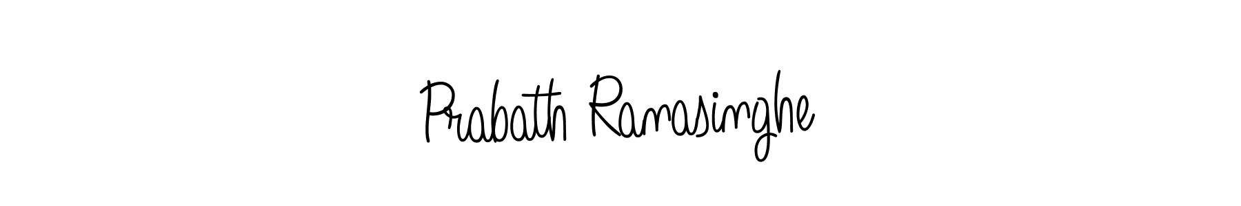 Make a beautiful signature design for name Prabath Ranasinghe. With this signature (Angelique-Rose-font-FFP) style, you can create a handwritten signature for free. Prabath Ranasinghe signature style 5 images and pictures png