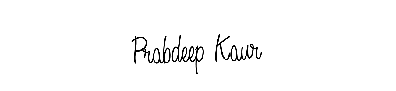 How to Draw Prabdeep Kaur signature style? Angelique-Rose-font-FFP is a latest design signature styles for name Prabdeep Kaur. Prabdeep Kaur signature style 5 images and pictures png